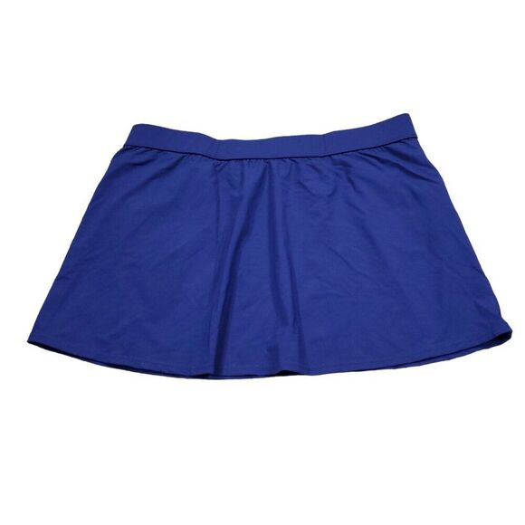 SKIRT ONLY Land's End Beach Living Separates Blue Swim Skirt Size Large - Picture 2 of 9